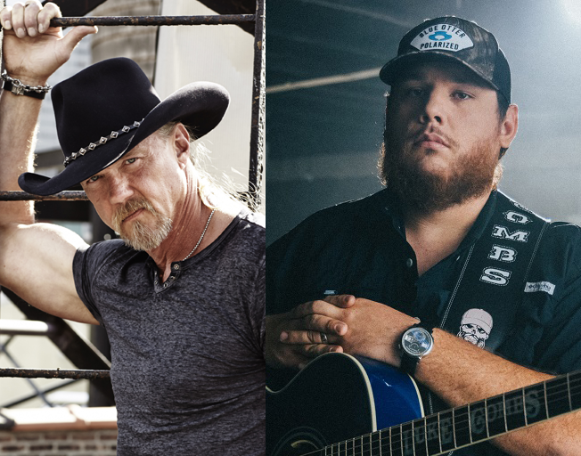 (L-R) Trace Adkins and Luke Combs