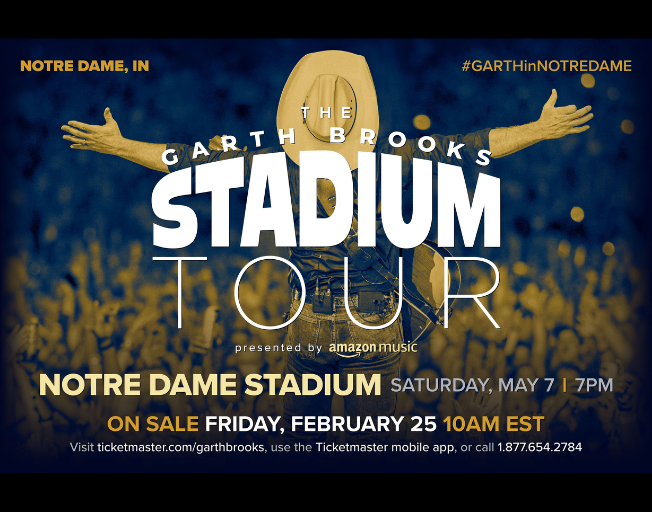 Garth Brooks Returns To Notre Dame Stadium