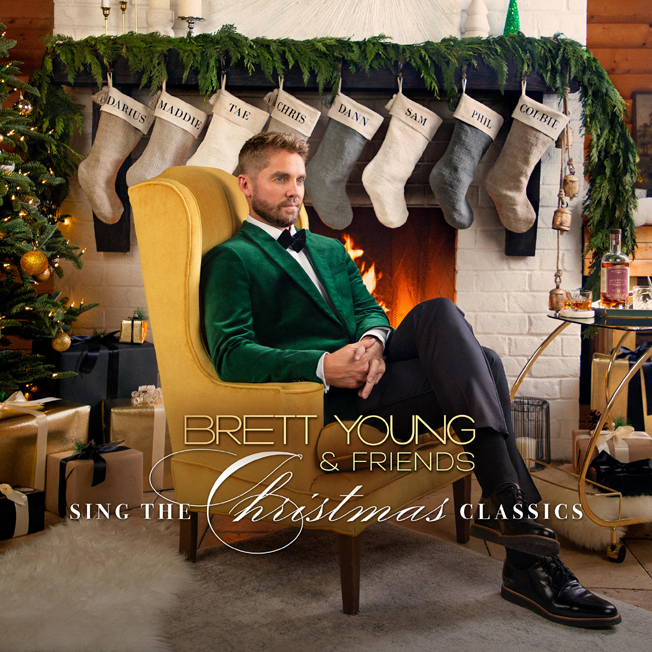 ‘Brett Young & Friends Sing the Christmas Classics’ album cover