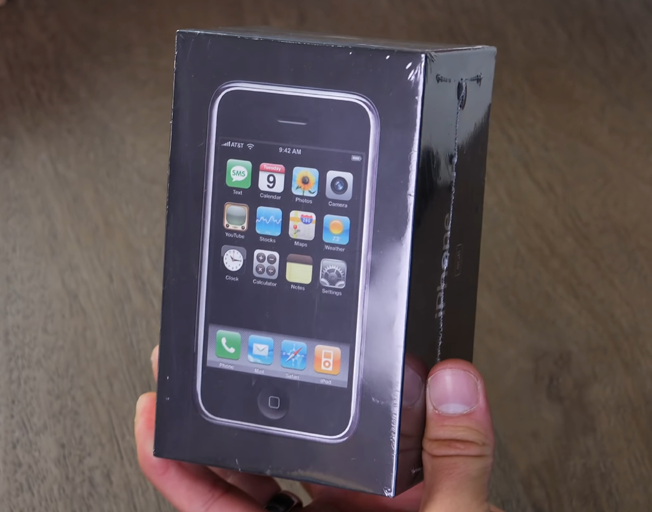 First generation iPhone still sealed in packaging