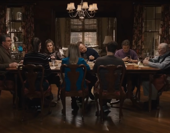 Family Dinner scene on 'Blue Bloods' TV show