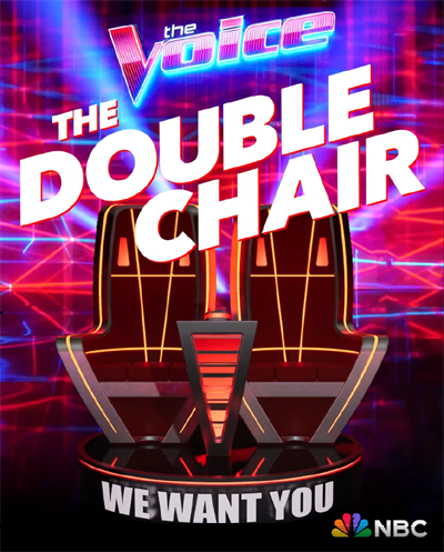 'The Voice' Double Chair