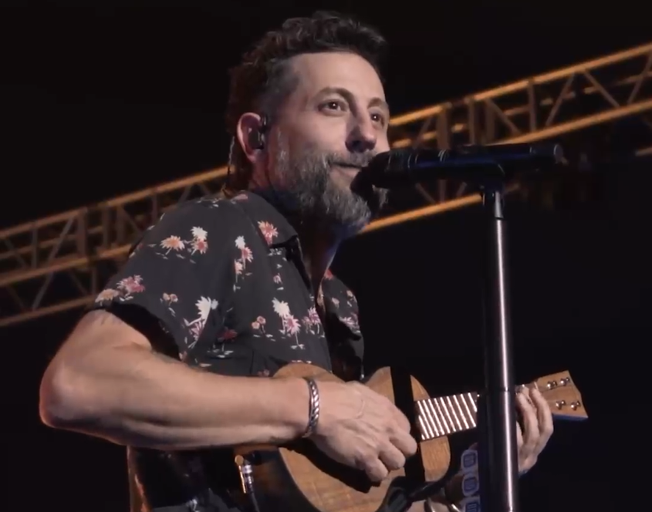 Matthew Ramsey of Old Dominion on stage in Hawaii